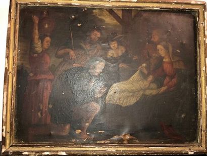 null French school of the 18th century. 

Presentation of the Child Jesus. 

Oil...