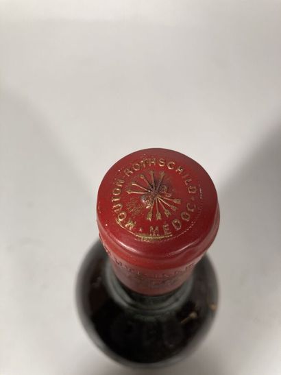 null 1 B CHÂTEAU MOUTON ROTHSCHILD (T.L.B; e.t.a; stamped cap and stopper with apparent...