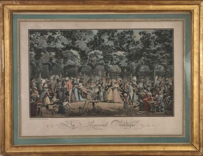 null D'après Philibert-Louis DEBUCOURT (1755-1832)

La promenade publique

Fenaille...