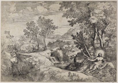 null Giovan Francesco GRIMALDI IL BOLOGNESE (1606-1680)

Paysage avec Marie-Madeleine...