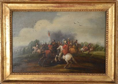 null MEULENER Pieter (Attribué à)

Anvers 1607 - 1654

Combat de cavalerie

Huile...