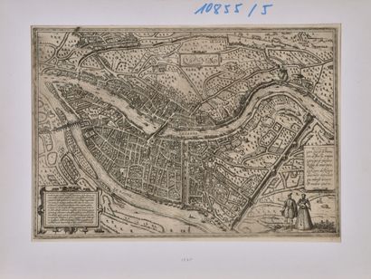 null [LYON] Georg BRAUN (1541-1622) & Frans HOGENBERG (1535-1590)

Plan de la ville...