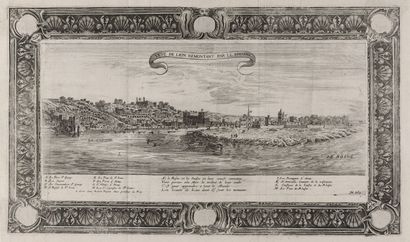 null [LYON] Israël SILVESTRE (1621 - 1691)

 Vue de la ville. Eau-forte. Bonne épreuve...