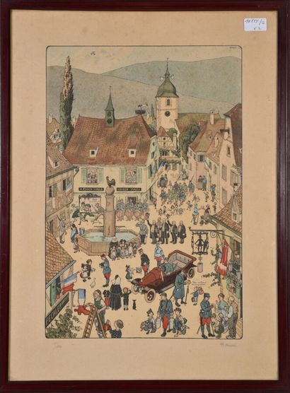 null Jean-Jacques Waltz dit HANSI ou Oncle HANSI (1873 - 1951)

Un village d'Alsace...