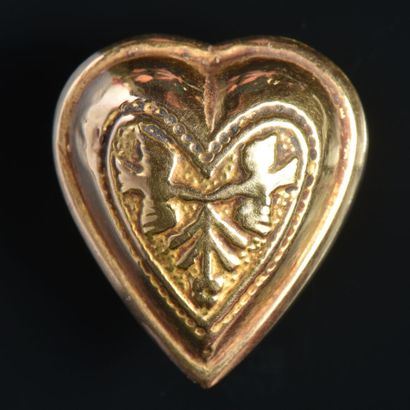 Coeur de Croix de Savoie ancien en or jaune...