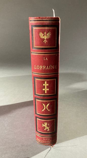 null [COLLECTIF].LA LORRAINE.PARIS, BERGER - LEVRAULT & Cie, 1886.Un fort volume,...