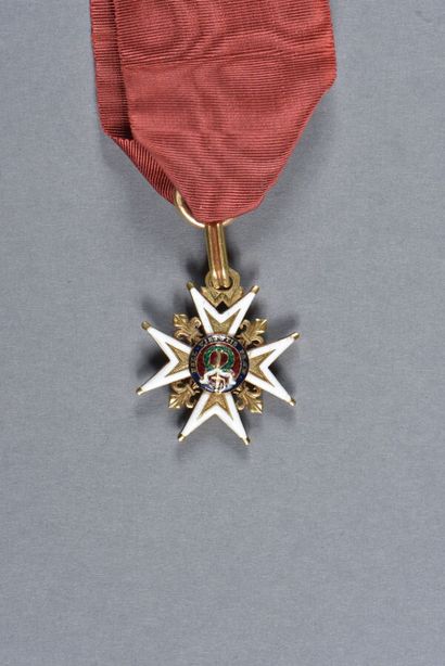  Ordre militaire de SAINT LOUIS, croix de chevalier REGENCE/LOUIS XV, pointes non...