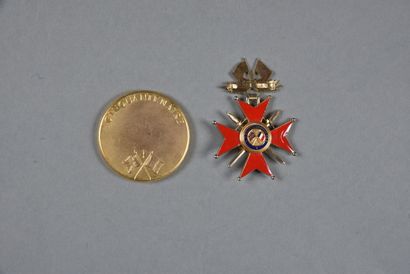 null FRANCE. Médailles FRANCO-BRITANNIQUE, commandeur, sans ruban, du Cinquantenaire...