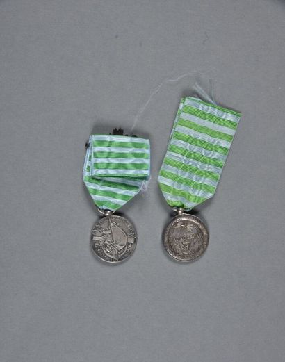 null FRANCE. Médaille de MADAGASCAR. 1883/1886, et 1895, lot de 2.
