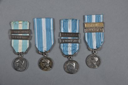 FRANCE. Médailles Coloniales (4), avec 6...