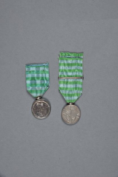 null FRANCE. Médaille de MADAGASCAR. 1883/1886 et 1895, lot de 2.