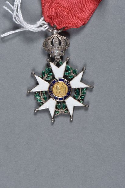 null ORDRE de la LEGION d'HONNEUR.1°EMPIRE.1808. Croix de chevalier du 4°type à rare...