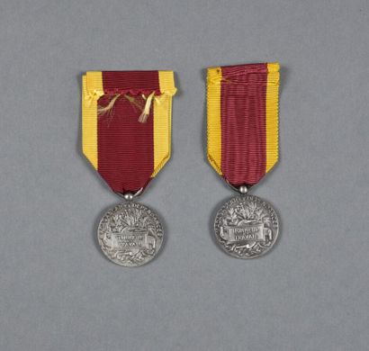 null FRANCE/MADAGASCAR et DEPENDANCES. Médaille d'Honneur du Travail par ROTY et...