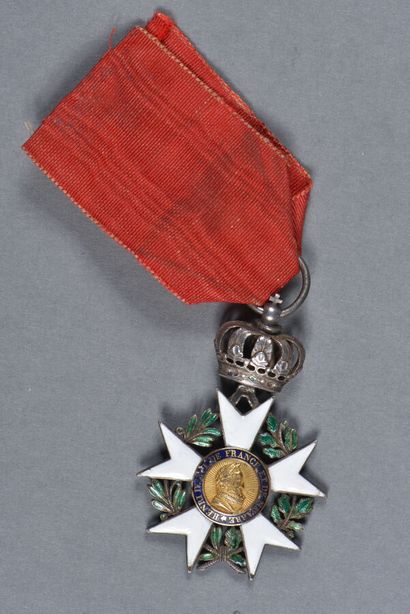 null ORDRE de la LEGION D'HONNEUR. 1°EMPIRE/RESTAURATION. Croix de chevalier du 3°...