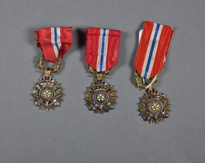 ORDRE de la LEGION D'HONNEUR. 
Médailles...