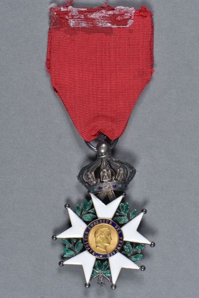 null ORDRE de la LEGION D'HONNEUR.

SECOND EMPIRE.

Croix de chevalier, argent (tête...