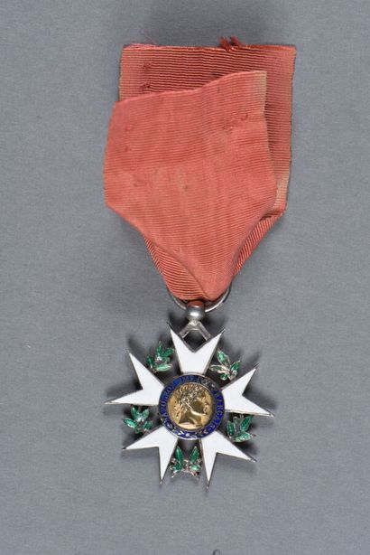 null ORDRE de la LEGION D'HONNEUR. 1°EMPIRE.1804. Croix de chevalier du 1°type, modèle...
