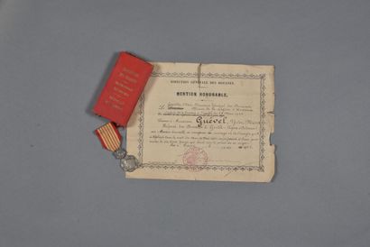 null FRANCE. Médaille d'Honneur de la Direction Générale des Douanes, Ministère des...