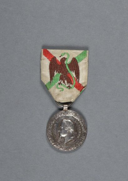 null FRANCE. Médaille du MEXIQUE.1862/1863, par BARRE.