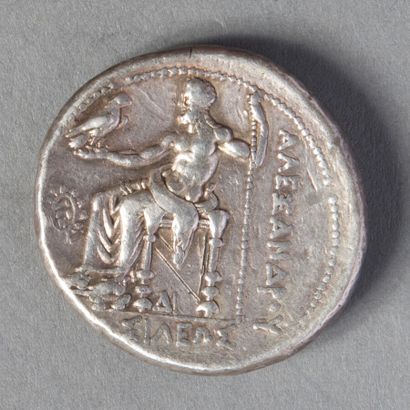 null MACEDOINE et ROYAUME ALEXANDRE III (336-323) 

TETRADRACHME en argent frappé...
