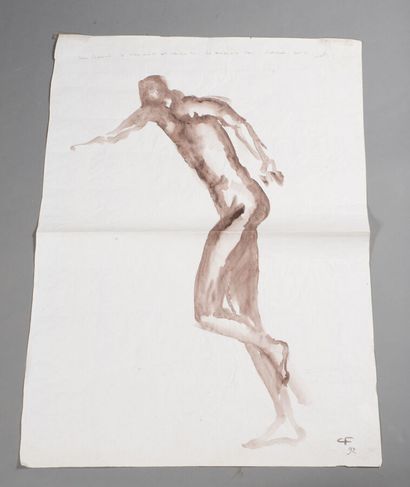 null En lot : 



Luc Paul Leon Leoran ? (XXème). 

Femme nue.

Eau-forte sur papier....