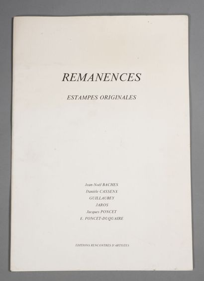 null Porte-Folio RÉMANENCES (XXème).

Ensemble d'estampes originales tirées à 100...