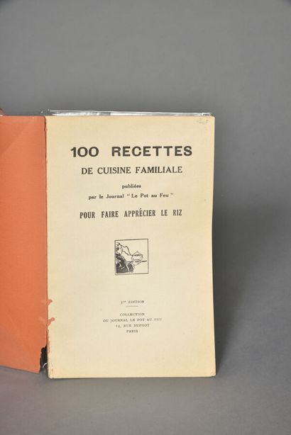 null COLLECTIF, 100 recettes pour faire apprécier le riz, 3ème édition, publié par...