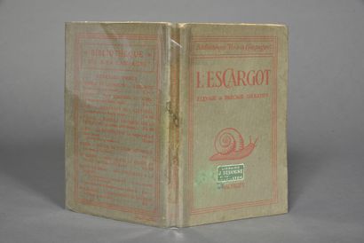 null BOISSEAU & LANORVILLE, L'escargot, 1911, un volume in-8 broché, couverture ...