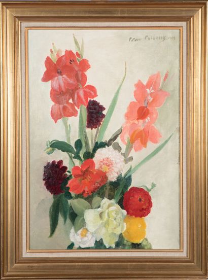 null Pierre PELLOUX (1903-1975).

Brassée de fleurs, 1935.

Huile sur toile.

Signé,...