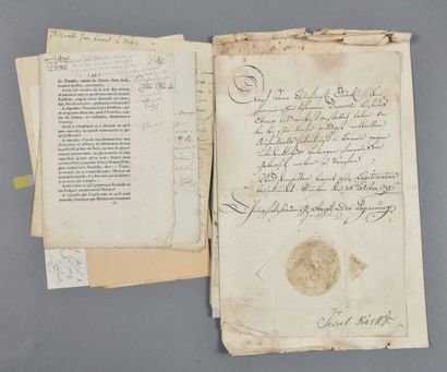 null ALLEMAGNE. 14 documents, XVIIIe-XIXe.

Lettres d'Anna Milder-Hauptman (l'amie...