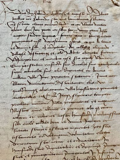 SAVOIE. Manuscrit de 6 pp. ½ in-folio, sur...