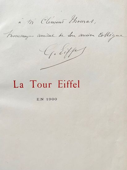 Gustave EIFFEL. La Tour Eiffel en 1900. Paris,...