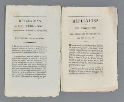 null FÉMINISME - RÉVOLUTION. 2 brochures.

- [Fanny Raoul (1771-1833), essayiste...