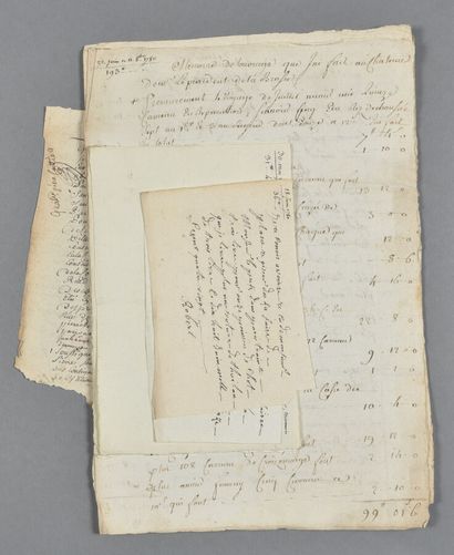 SEINE-ET-MARNE. 15 pièces manuscrites, 1779-1780....