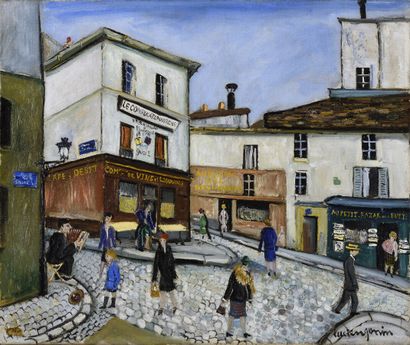 null Lucien GENIN (1894-1953).

Sur la Butte.

Huile sur toile.

Signé en bas à droite.

46...