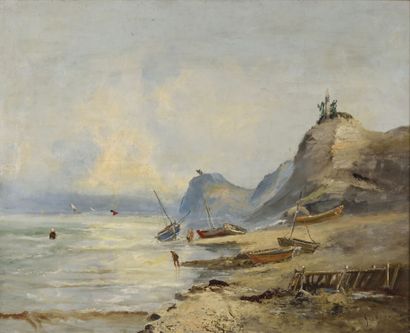 Alfred GODCHAUX (1835-1895). 
Les bateaux...