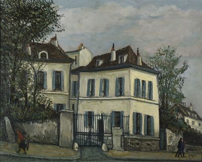 Alphonse QUIZET (1885-1955).

La maison blanche.

Huile...