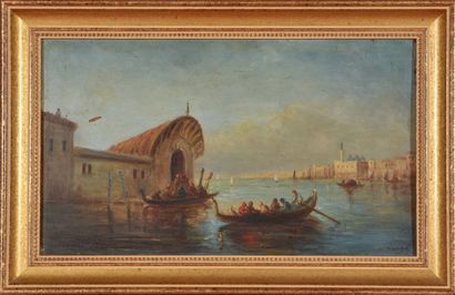 null M. BARET (école française fin XIXème-début XXème siècles).

Venise.

Huile sur...