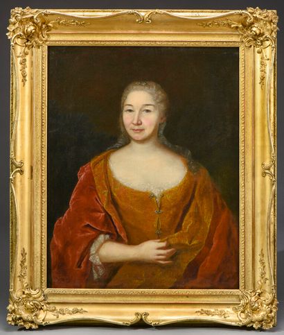  NONOTTE Donat (Entourage de) (Besançon 1708 - Lyon 1785) 
Portrait en buste d'une...