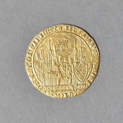 PHILIPPE VI (1328-1350) : ECU D OR à la chaise...