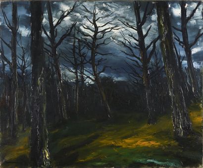 null Maurice De VLAMINCK (1876-1958).

Sous-bois.

Huile sur toile.

Signé en bas...