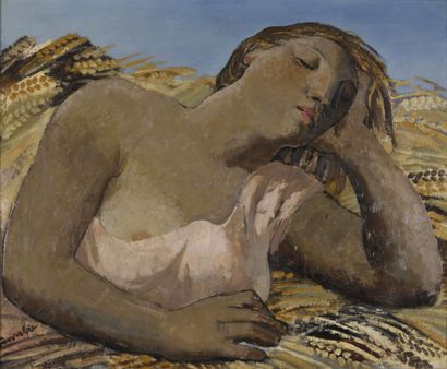 Jean Souverbie (1891-1981).

Femme endormie...