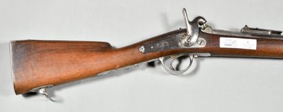 null Carabine de Chasseur. 1853, platine « MANUF.IMP. de CHATELLERAULT, canon poinçon...