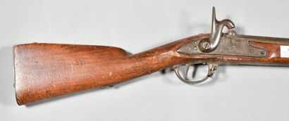 null Fusil militaire français 1822, pas de marquage mais des poinçons, crosse frappée...