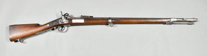 null Carabine de Chasseur. 1853, platine « MANUF.IMP. de CHATELLERAULT, canon poinçon...