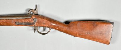 null Fusil militaire français 1822, pas de marquage mais des poinçons, crosse frappée...