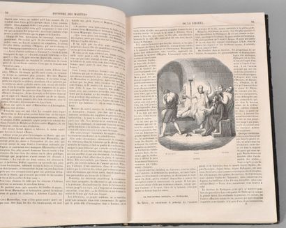 null ESQUIROS Alphonse. HISTOIRE DES MARTYRS DE LA LIBERTÉ. PARIS, BRY AINÉ, 1851....