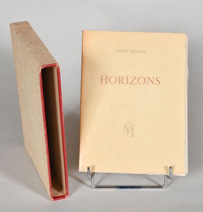 null ROLLIN Louis - LOBEL-RICHE. HORIZONS. PARIS, ÉDITIONS DU MOUSTIÉ, 1945. Un volume,...
