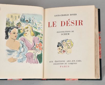 null ROYER Louis - Charles. LE DÉSIR. PARIS, AUX ÉDITIONS ARC - EN - CIEL, 1946....