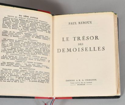 null REBOUX Paul. LE TRÉSOR DES DEMOISELLES. BRUXELLES, ÉDITIONS A. R. DE CHABASSOL,...